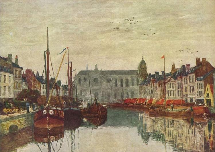 Eugene Boudin Kanal in Bruxelles oil painting picture